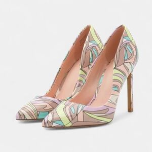 Aldo Multicolor Patterned Heels